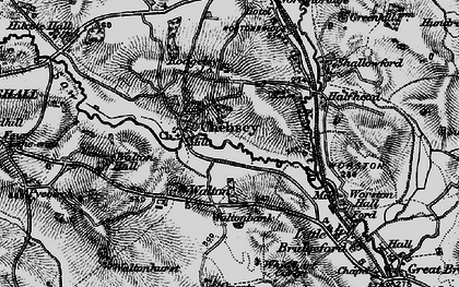 Old map of Chebsey in 1897