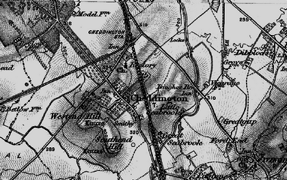 Old map of Cheddington in 1896