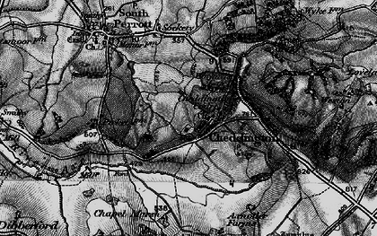 Old map of Chedington in 1898