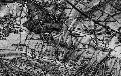 Old map of Chegworth in 1895