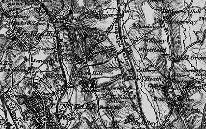 Old map of Chell Heath in 1897