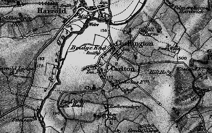 Old map of Chellington in 1898