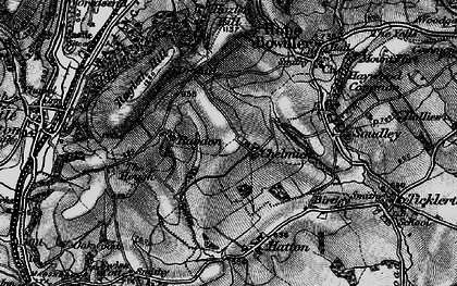 Old map of Chelmick in 1899