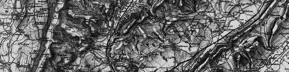 Old map of Chelmick in 1899