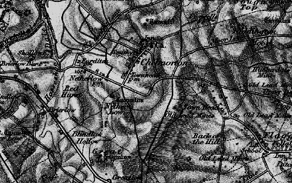 Old map of Chelmorton in 1896