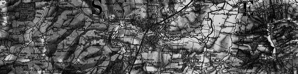 Old map of Chelmsford in 1896