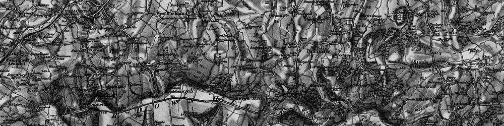 Old map of Leigh Hill in 1898