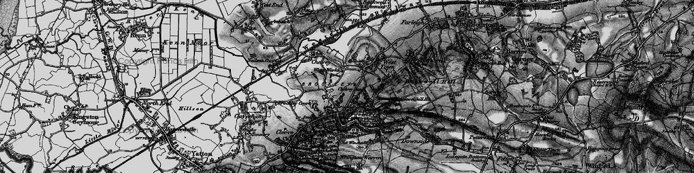 Old map of Backwell Hill Ho in 1898