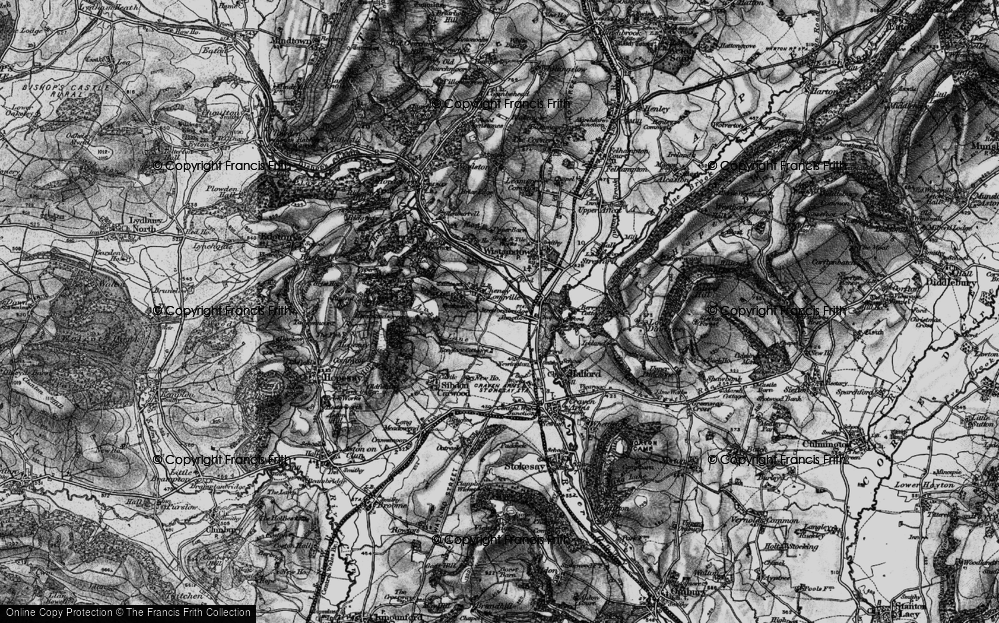 Old Map of Cheney Longville, 1899 in 1899