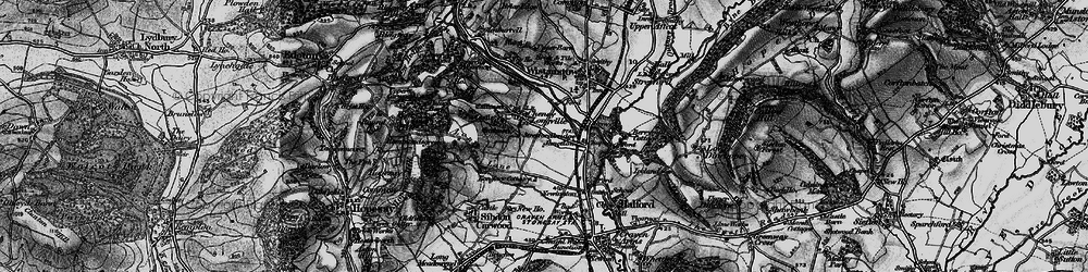 Old map of Cheney Longville in 1899