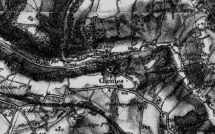 Old map of Chenies in 1896