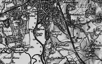 Old map of Cherry Orchard in 1898