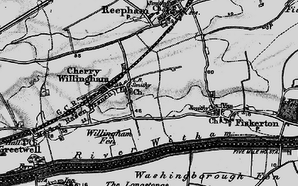 Old map of Cherry Willingham in 1899