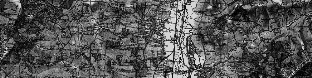Old map of Cheshunt in 1896