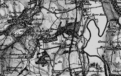 Old map of Chester Moor in 1898