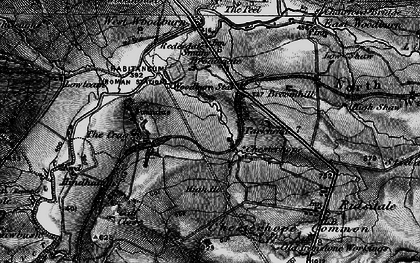 Old map of Chesterhope in 1897