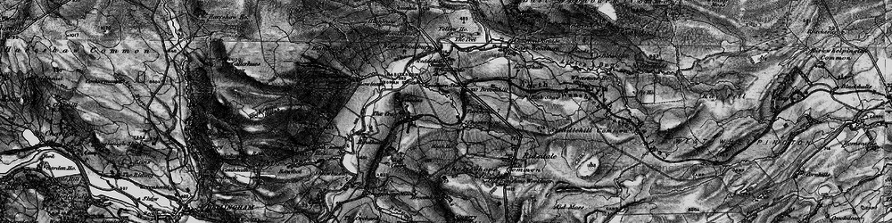 Old map of Chesterhope in 1897