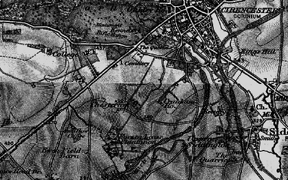 Old map of Chesterton in 1896