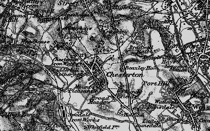 Old map of Chesterton in 1897