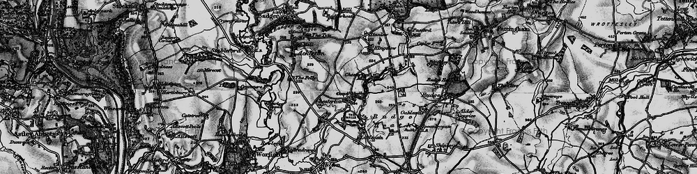 Old map of Chesterton in 1899