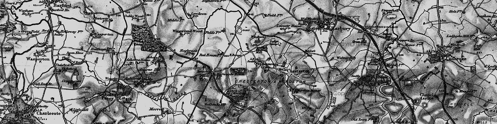 Old map of Bromson Hill in 1898