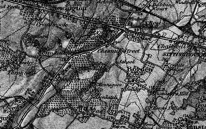 Old map of Chestnut Street in 1895