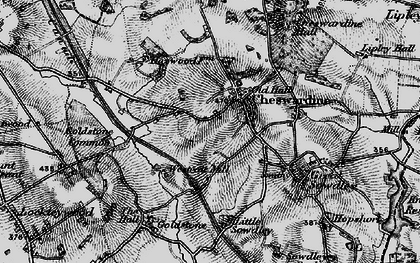 Old map of Cheswardine in 1897