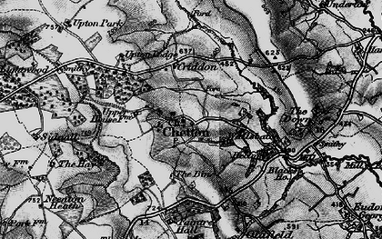 Old map of Chetton in 1899