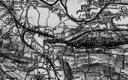 Old map of Chevin End in 1898