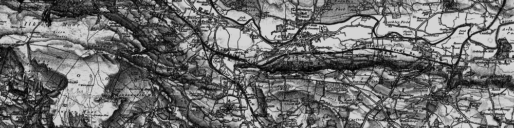 Old map of Chevin End in 1898