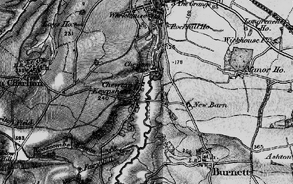 Old map of Chewton Keynsham in 1898