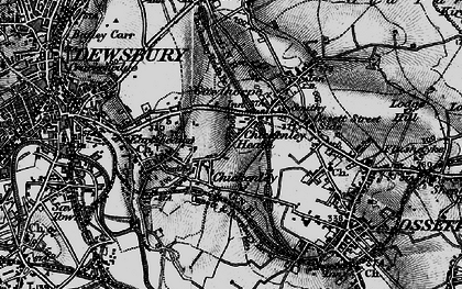 Old map of Chickenley in 1896
