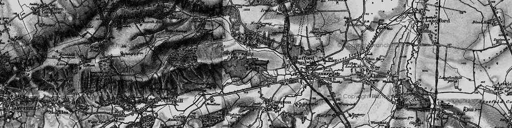 Old map of Chicksands in 1896