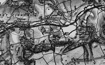 Old map of Chicksgrove in 1895