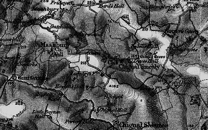 Old map of Chignall Smealy in 1896