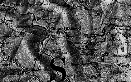 Old map of Chignall St James in 1896