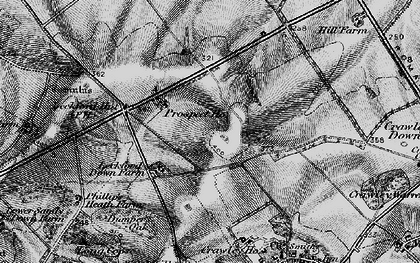 Old map of Brockley Warren in 1895