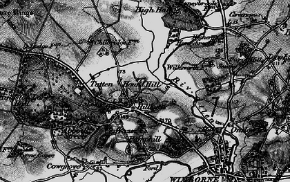 Old map of Chilbridge in 1895