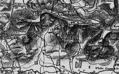 Old map of Chilcombe in 1897