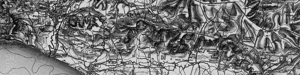 Old map of Chilcombe in 1897