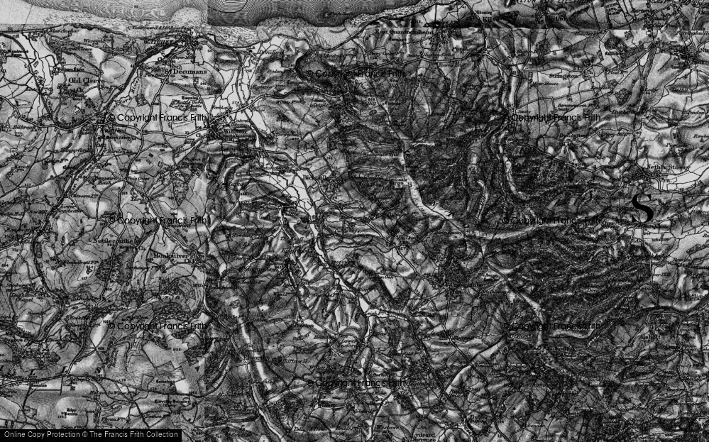 Old Map of Chilcombe, 1898 in 1898