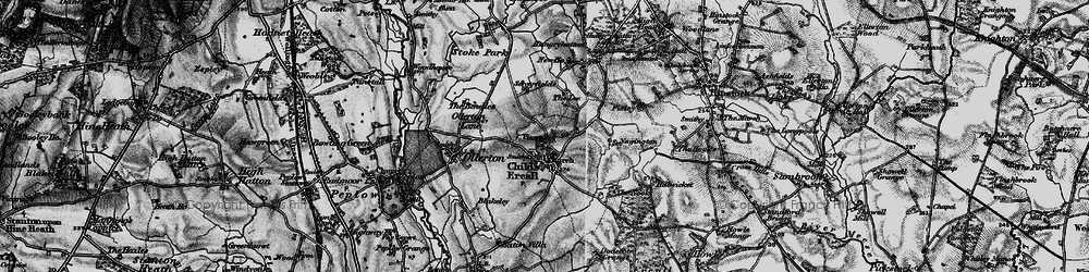 Old map of Childs Ercall in 1899