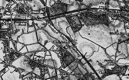 Old map of Childwall in 1896