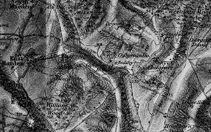 Old map of Westdean Woods in 1895