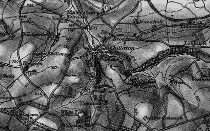 Old map of Marystow in 1896
