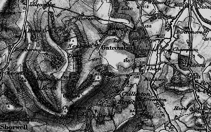 Old map of Westridge Down in 1895
