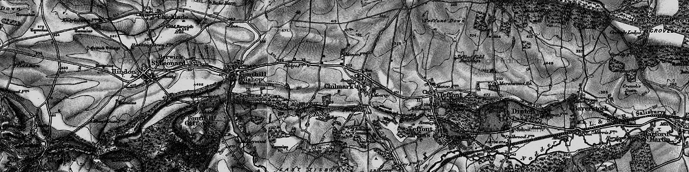 Old map of Fonthill Bushes in 1895