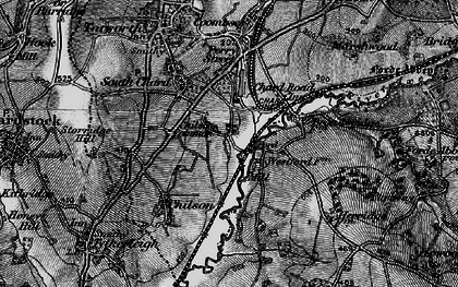 Old map of Chilson Common in 1898