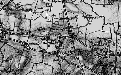 Old map of Chilthorne Domer in 1898