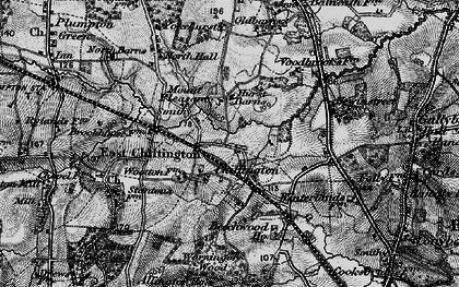 Old map of Yokehurst in 1895